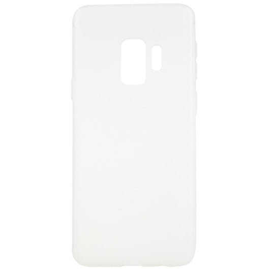 Hülle für Samsung Galaxy S9 Handy Case Silikon Cover Bumper Tasche Matt Weiß