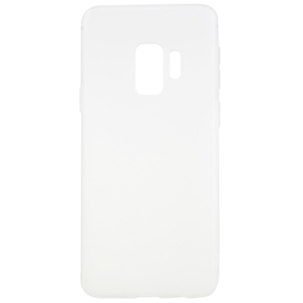 Hülle für Samsung Galaxy S9 Handy Case Silikon Cover Bumper Tasche Matt Weiß