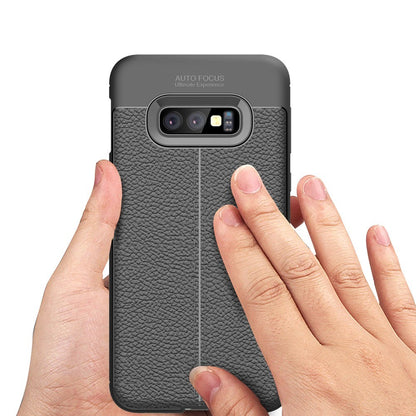 Hülle für Samsung Galaxy S10e Handyhülle Silikon Case Cover Handytasche Grain