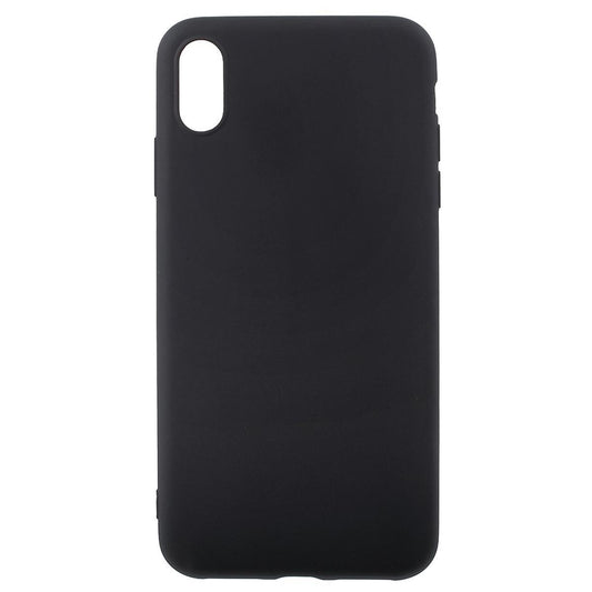 Hülle für Apple iPhone XR Handy Cover Silikon Case Schutzhülle Etui matt Schwarz
