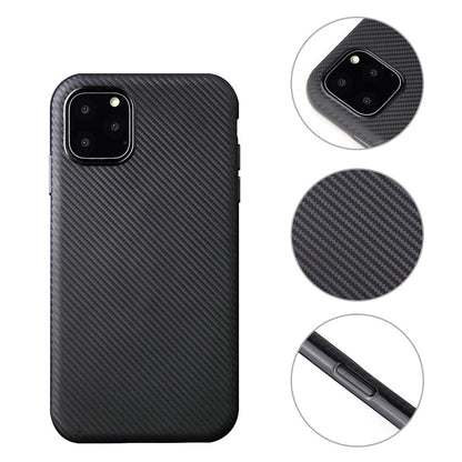 Hülle für Apple iPhone 11 Pro Max [6,5 Zoll] Handyhülle Silikon Case Cover Carbon