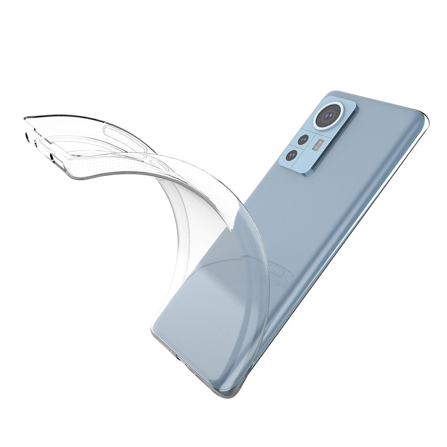 Hülle für Xiaomi 12/12X Handyhülle Silikon Cover Case Bumper klar