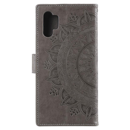 Hülle für Samsung Galaxy A32 5G Handy Tasche Flip Case Cover Mandala Grau