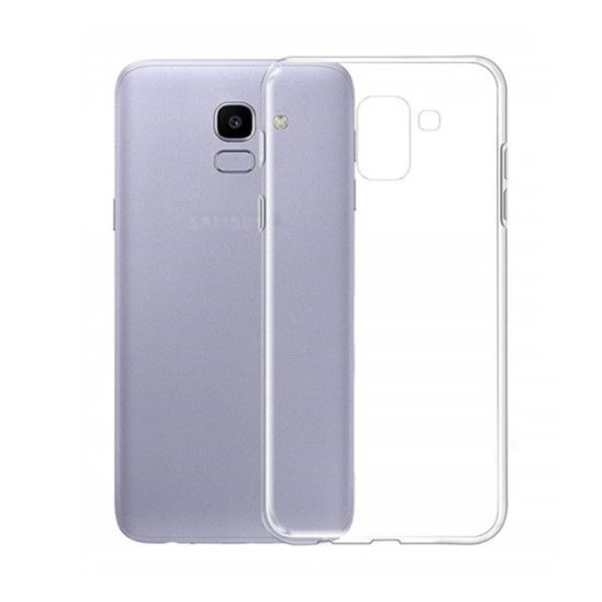 Hülle für Samsung Galaxy J6 2018 Handyhülle Silikon Case Schutzhülle Cover klar