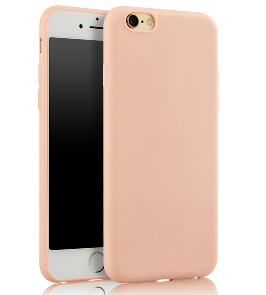Hülle für Apple iPhone 8 / 7 Handy Case Silikon Cover Tasche Bumper Matt Rosa