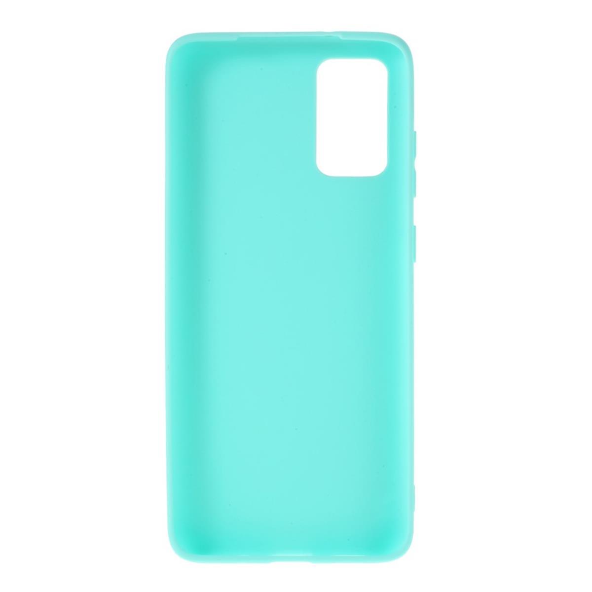 Hülle für Samsung Galaxy A41 Handyhülle Silikon Case Cover Bumper Matt Grün