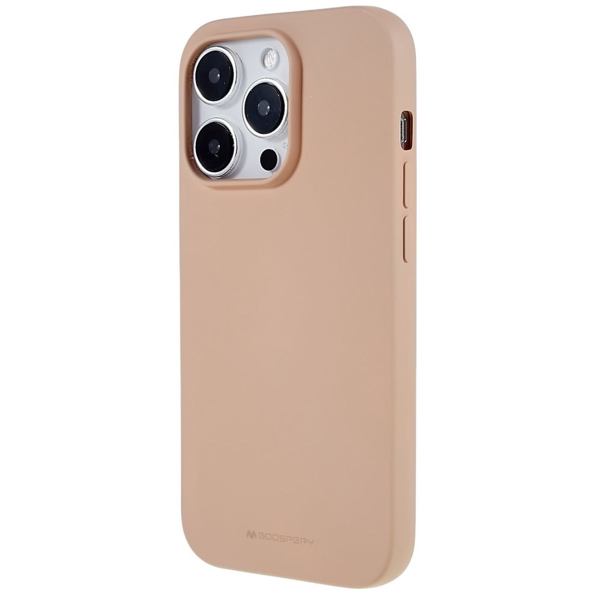 Hülle für Apple iPhone 14 Pro Handyhülle Silikon Case Cover Bumper Matt Beige