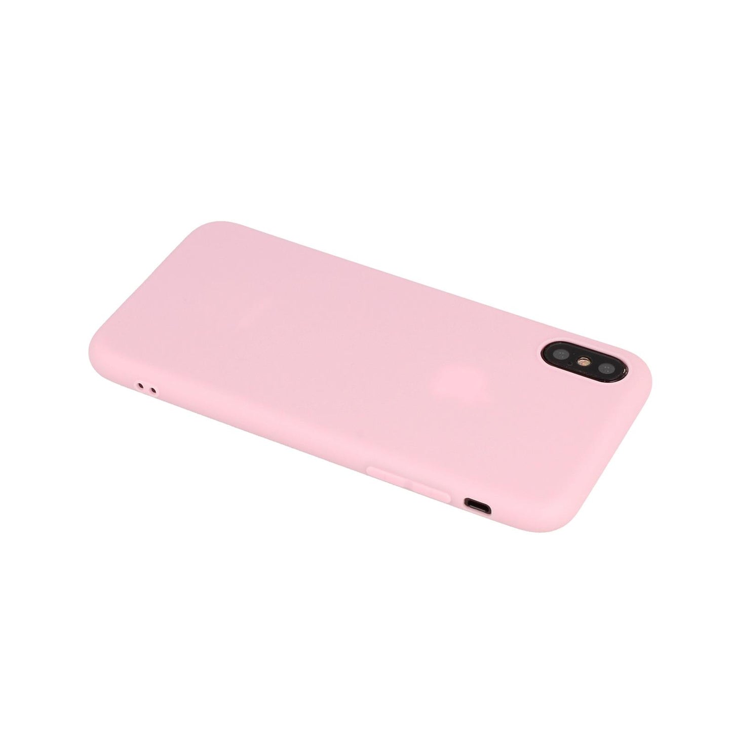 Hülle für Apple iPhone X/Xs Handyhülle Silikon Tasche Case Cover Rosa