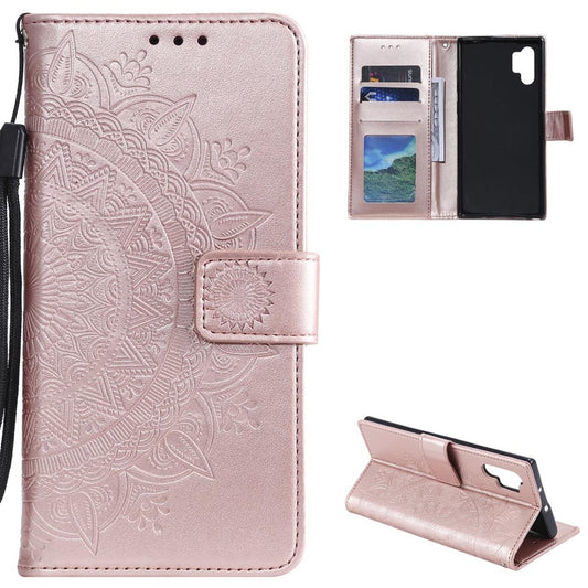 Hülle für Samsung Galaxy A32 5G Handy Tasche Flip Case Cover Mandala Rosegold