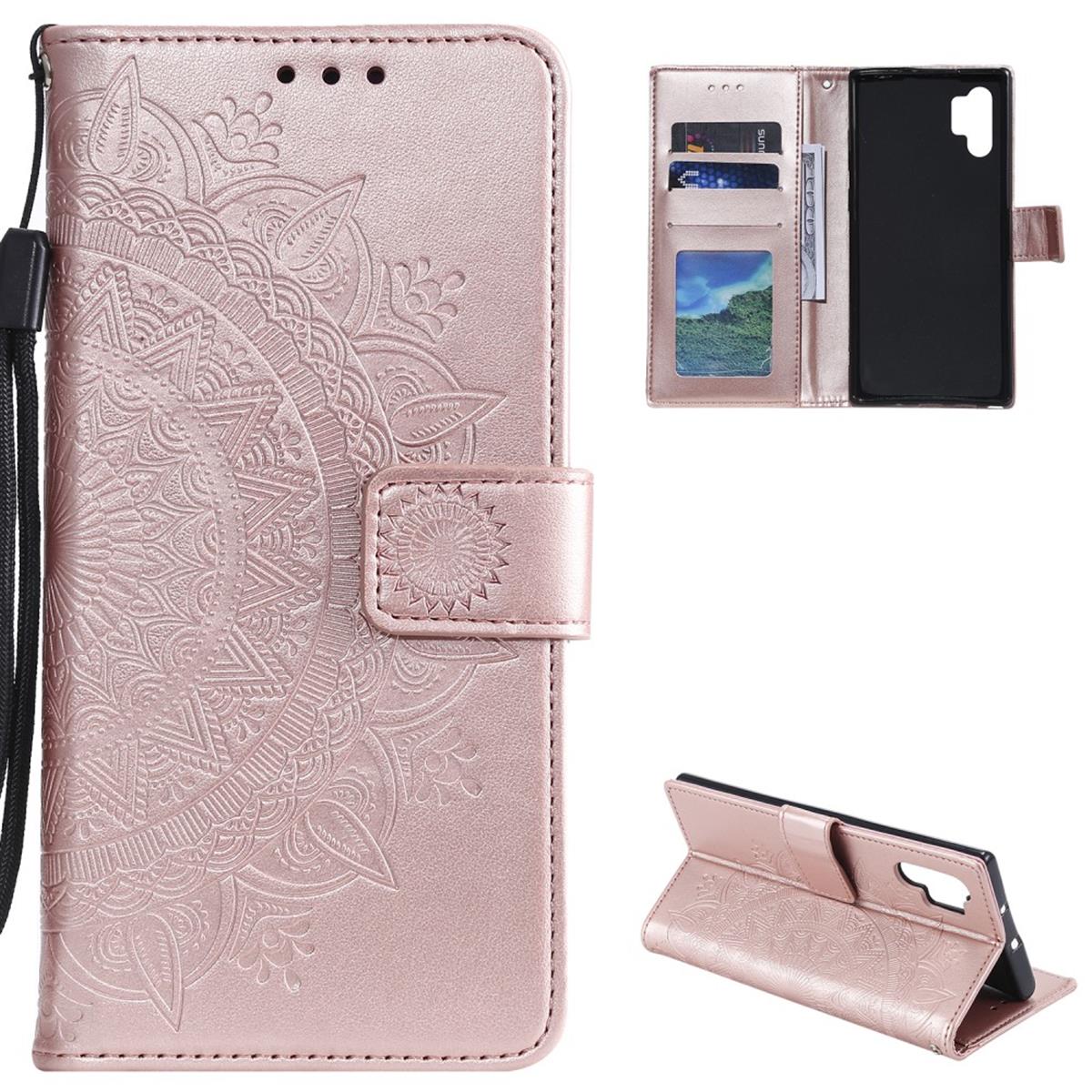 Hülle für Samsung Galaxy A32 5G Handy Tasche Flip Case Cover Mandala Rosegold