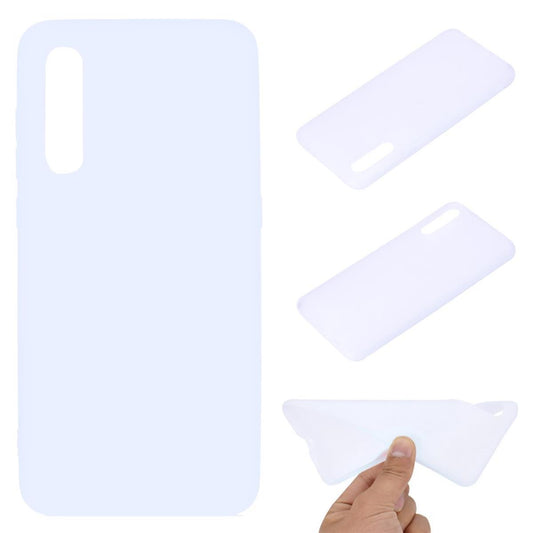 Hülle für Samsung Galaxy A50/A30s Handyhülle Silikon Case Cover Handytasche matt weiß