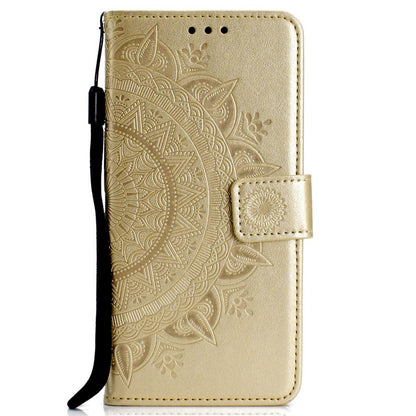 Hülle für Samsung Galaxy S10+ (Plus) Handyhülle Case Schutzhülle Mandala Gold