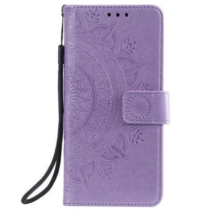 Hülle für Samsung Galaxy Note10 Handyhülle Schutz Tasche Flip Case Cover Mandala Lila