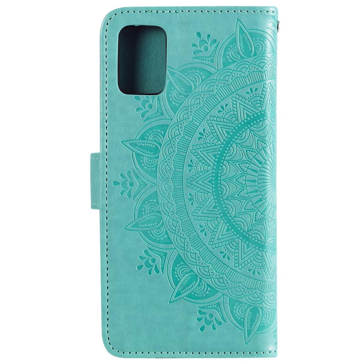 Hülle für Samsung Galaxy Note10 Lite Handyhülle Flip Case Schutzhülle Cover Mandala Grün