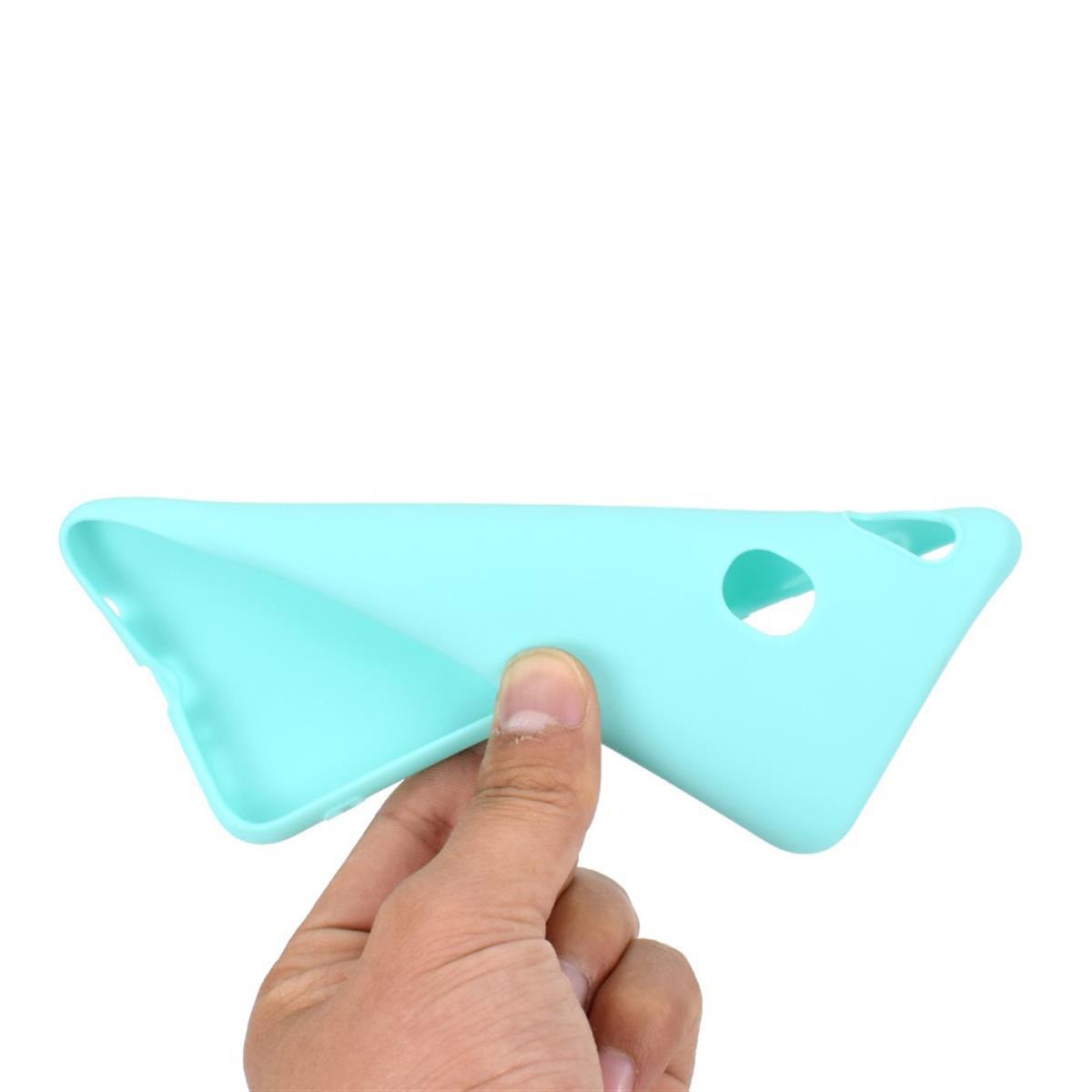 Hülle für Samsung Galaxy A40 Handyhülle Silikon Cover Schutzhülle Soft Case matt Grün
