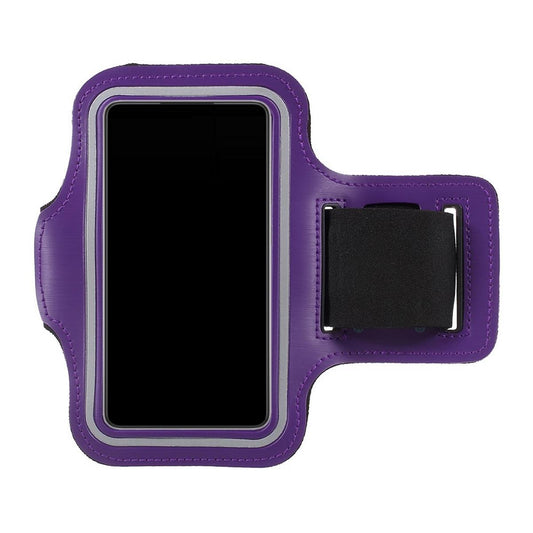 Universal Sport Armband Handy Tasche für Smartphones von 4,5" bis 5,85" Lila