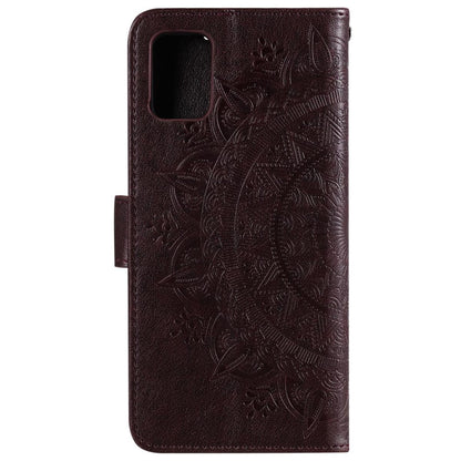 Hülle für Samsung Galaxy Note10 Lite Handyhülle Flip Case Schutzhülle Cover Mandala Braun