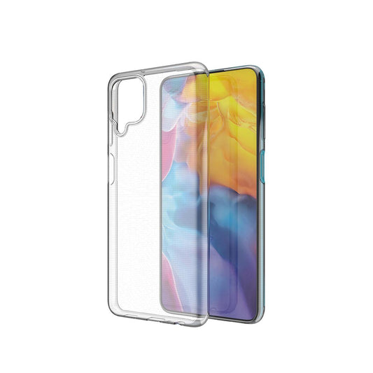 Hülle für Samsung Galaxy M22 Handyhülle Silikon Cover Case Bumper Etui klar