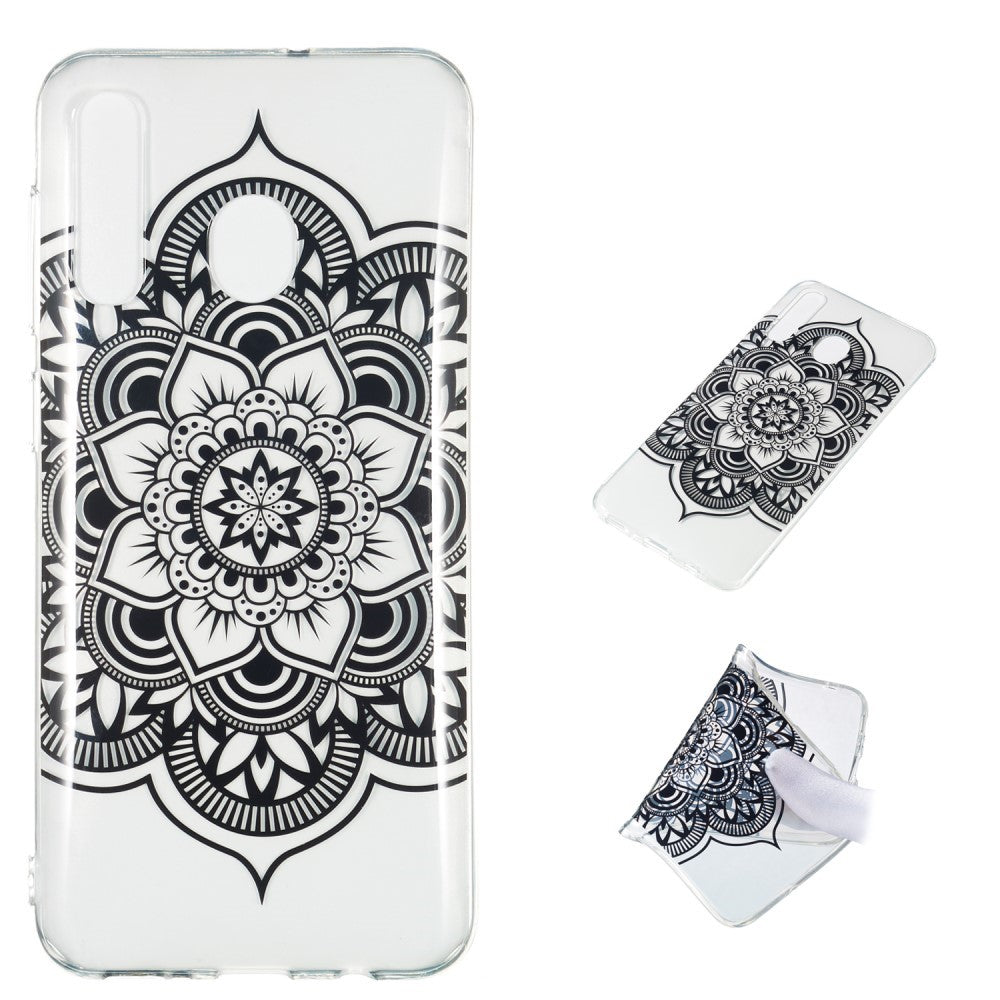 Hülle für Samsung Galaxy A30 Handyhülle Silikon Case Schutzhülle Cover Mandala