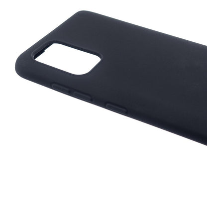 Hülle für Samsung Galaxy A03s Handyhülle Silikon Case Cover Bumper Matt Schwarz
