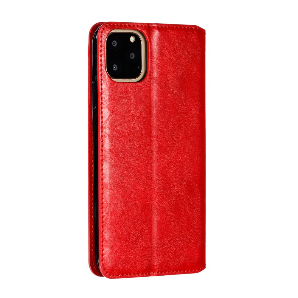 Hülle für Apple iPhone 11 Pro Max [6,5 Zoll] Handyhülle Flip Case Schutzhülle Etui Rot