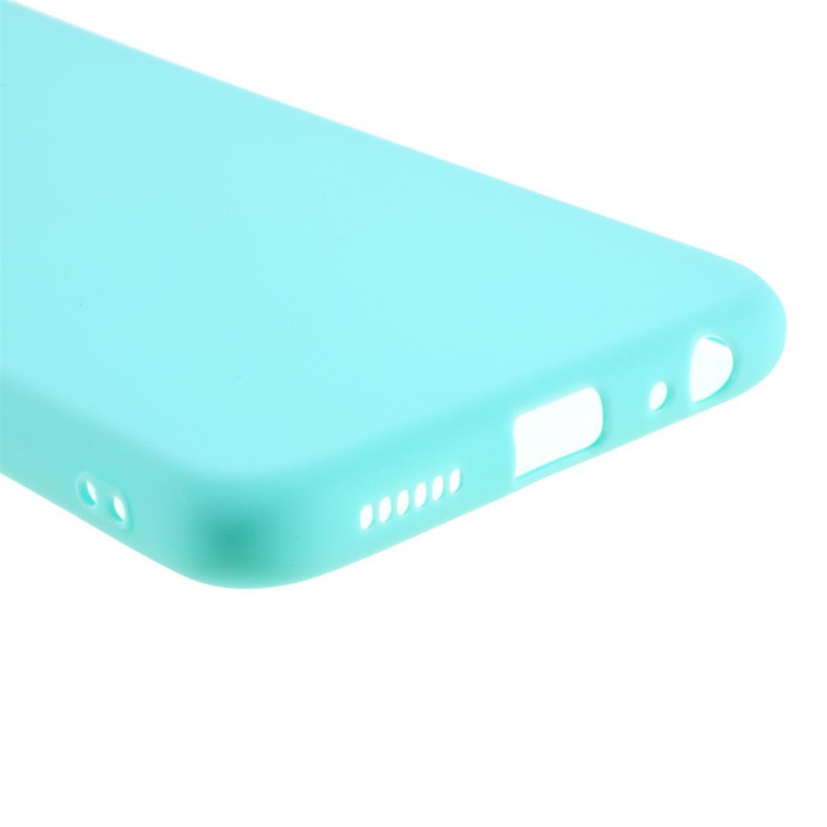 Hülle für Samsung Galaxy A22 5G Handyhülle Silikon Case Cover Bumper Matt Grün