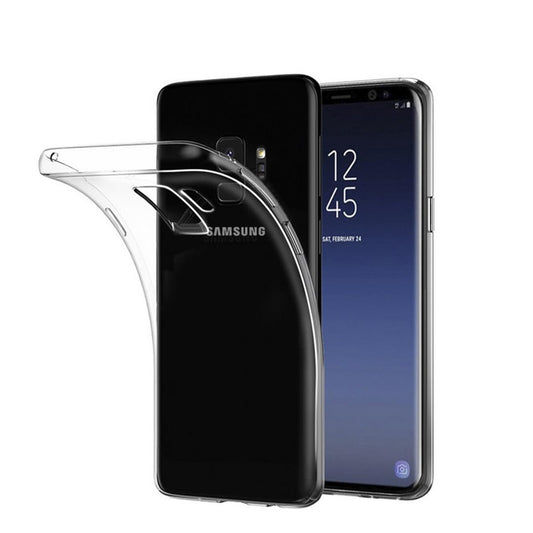 Hülle für Samsung Galaxy S9 Handyhülle Case Cover Silikonhülle Bumper Etui klar