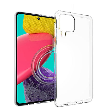 Hülle für Samsung Galaxy M53 5G Handyhülle Silikon Cover Case Bumper klar