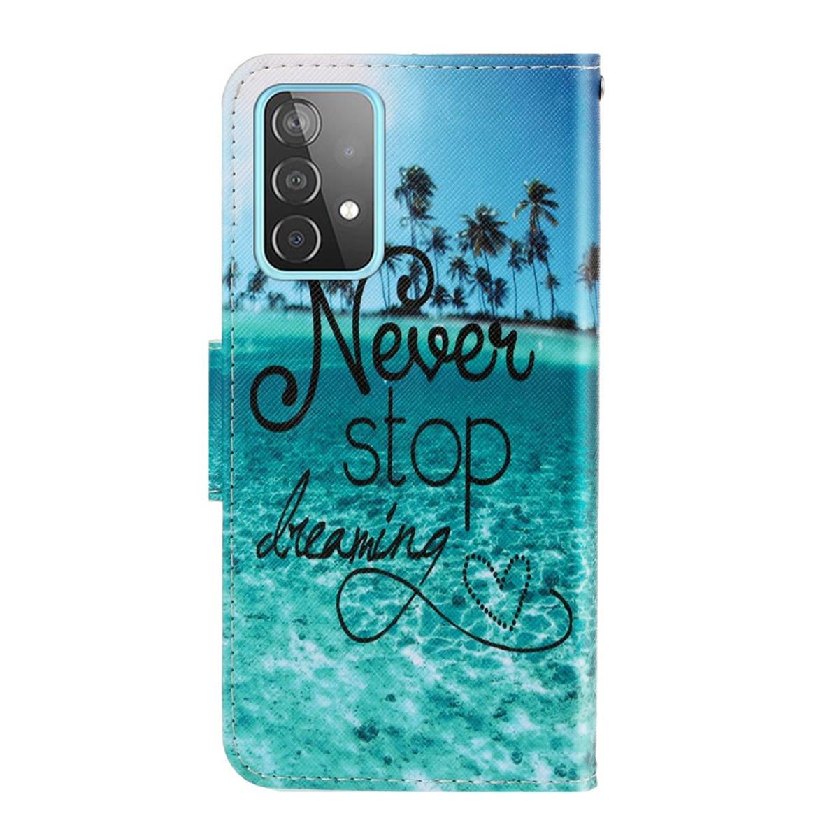 Hülle für Samsung Galaxy A52/A52 5G/A52s 5G Handy Flip Case Cover Motiv Dreaming