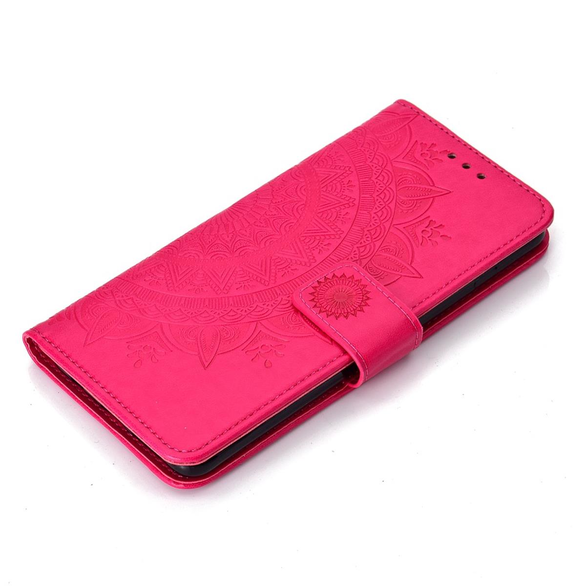 Hülle für Samsung Galaxy S10 Handyhülle Flip Case Cover Handytasche Mandala Pink