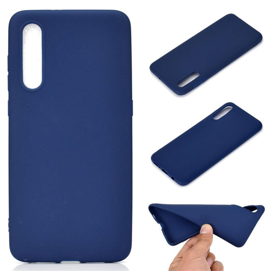 Hülle für Samsung Galaxy A50/A30s Handyhülle Silikon Case Cover Handytasche matt blau