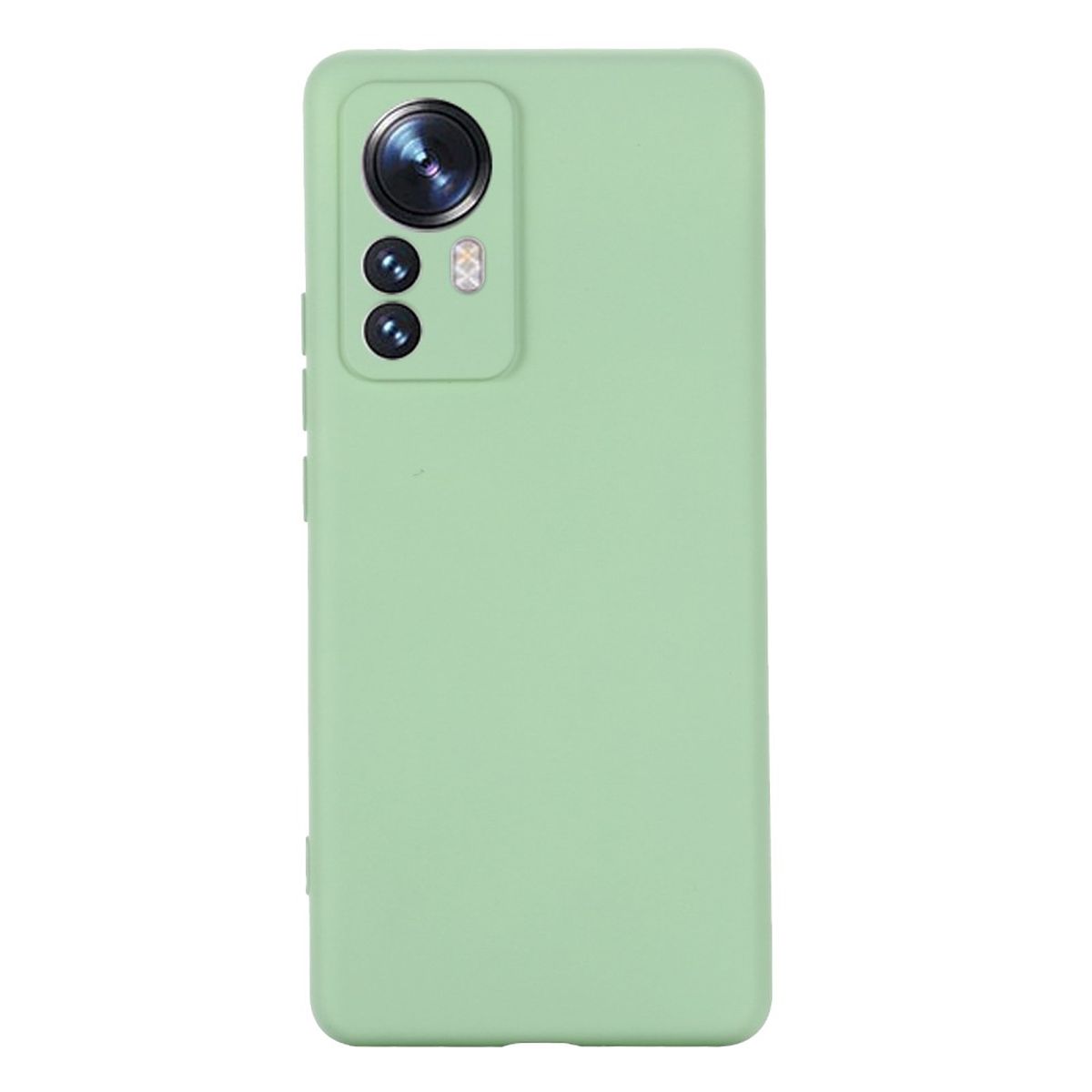 Hülle für Xiaomi 12 Pro Handyhülle Silikon Case Cover Bumper Etui Matt Grün