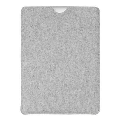 Hülle für Apple MacBook Air 13,6" (M2) Handmade Filz Tasche Case Cover Hellgrau