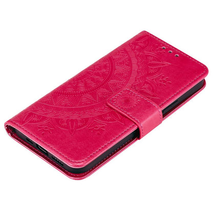 Hülle für Apple iPhone 12 Pro Max Handyhülle Flip Case Cover Handy Mandala Pink