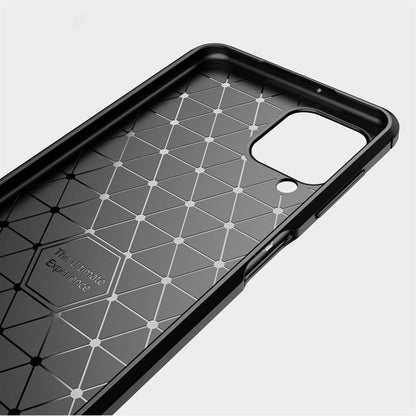 Hülle für Samsung Galaxy M32 Handyhülle Silikon Case Handy Cover Carbonfarben