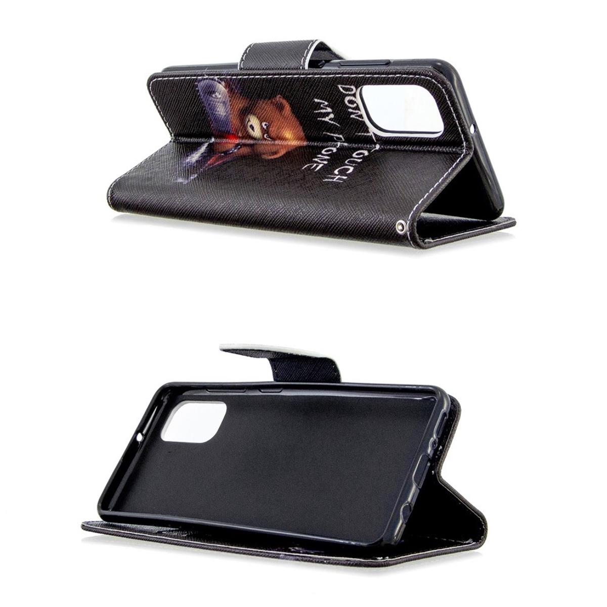 Hülle für Samsung Galaxy A41 Handyhülle Flip Case Cover Schutzhülle Motiv Bär