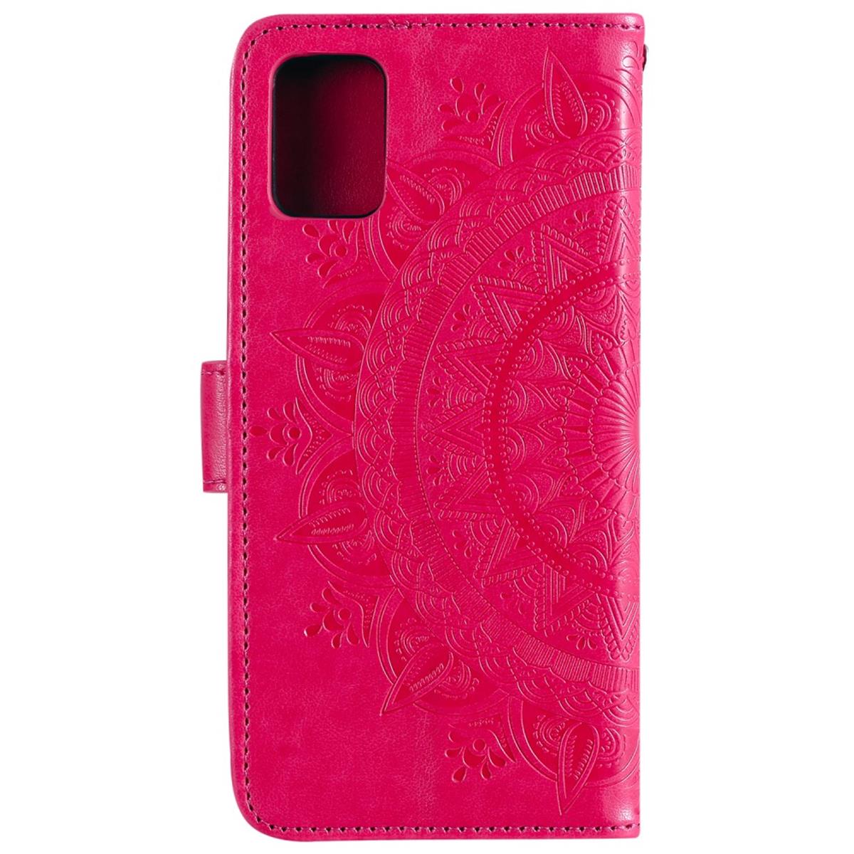 Hülle für Samsung Galaxy A31 Handyhülle Flip Case Cover Tasche Mandala Pink