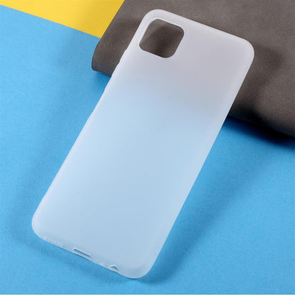Hülle für Samsung Galaxy A22 5G Handyhülle Silikon Case Cover Bumper Matt Weiß