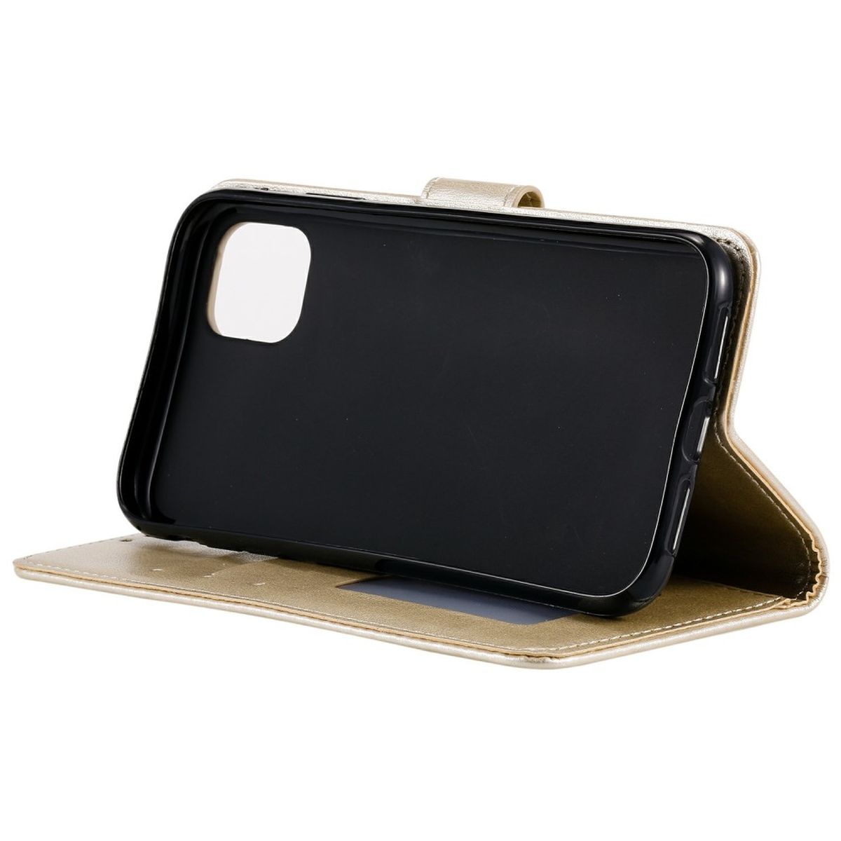 Hülle für Samsung Galaxy A03 Handyhülle Flip Case Cover Schutzhülle Mandala Gold