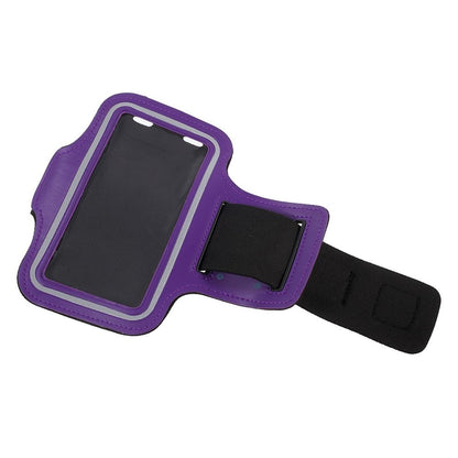 Universal Sport Armband Handy Tasche für Smartphones von 4,5" bis 5,85" Lila