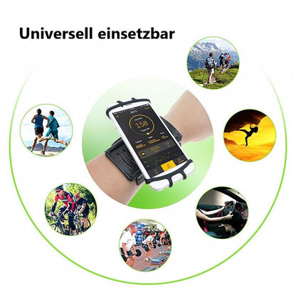 Sport Lauf Armband für Smartphones 4,0 - 7,0 Zoll Fitness Universal Grün
