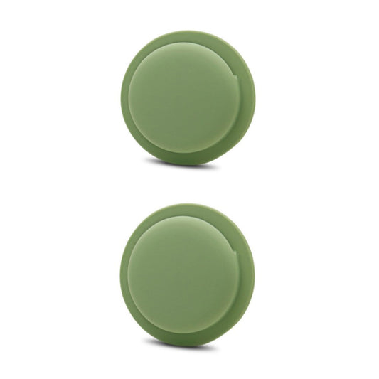 2er Pack - Silikonhülle für Apple AirTags 2021 - Cover selbstklebend - Case Grün