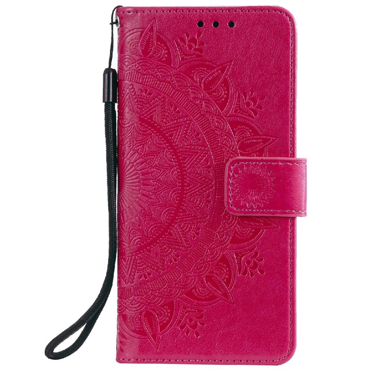 Hülle für Samsung Galaxy A03s Handy Tasche Flip Case Cover Etui Mandala Pink