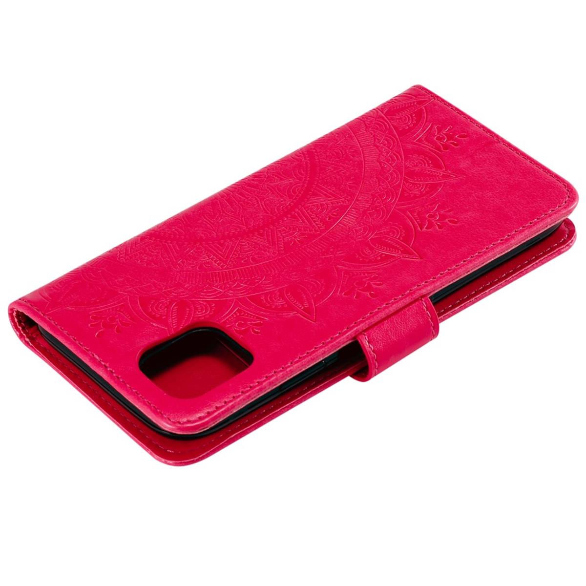 Hülle für Apple iPhone 11 Pro Max [6,5 Zoll] Handyhülle Flip Case Schutzhülle Mandala Pink