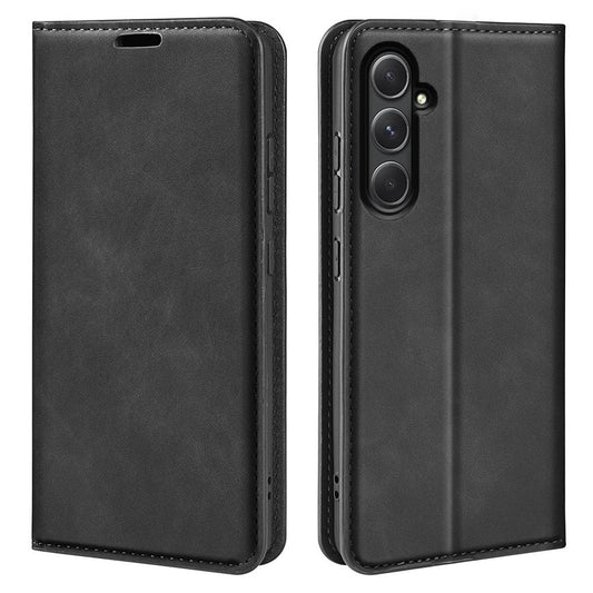 Hülle für Samsung Galaxy A55 5G Handyhülle Flip Case Cover Tasche Etui Schwarz