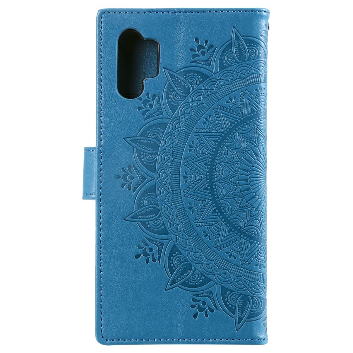 Hülle für Samsung Galaxy A32 5G Handy Tasche Flip Case Cover Mandala Blau