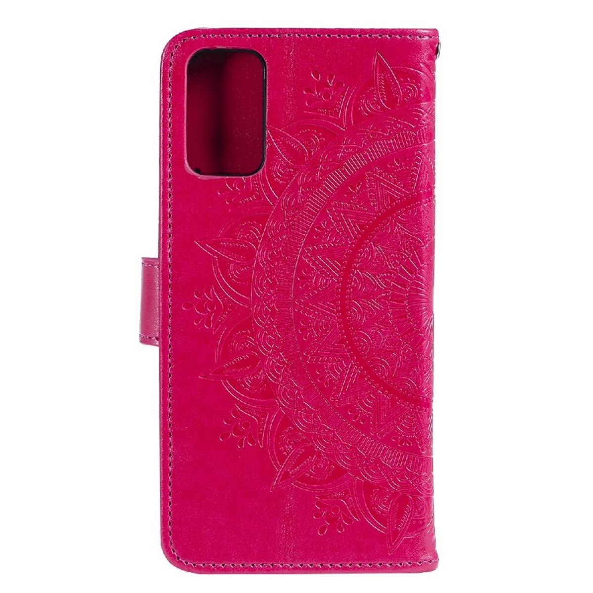 Hülle für Samsung Galaxy A03s Handy Tasche Flip Case Cover Etui Mandala Pink