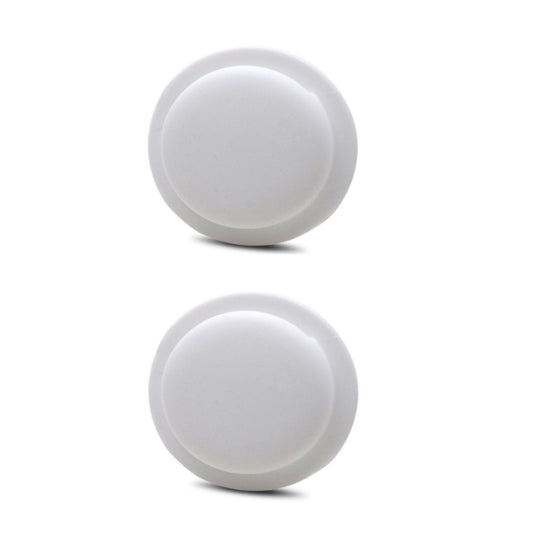 2er Pack - Silikonhülle für Apple AirTags 2021 - Cover selbstklebend - Case Weiß