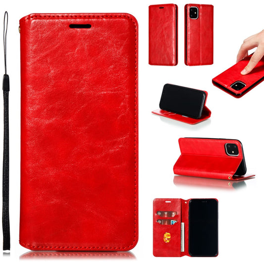 Hülle für Apple iPhone 11 [6,1 Zoll] Handyhülle Flip Case Schutzhülle Tasche Cover Rot