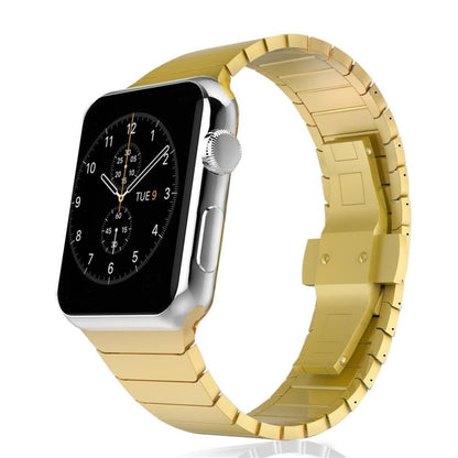 Gliederband für Apple Watch 49/45/44/42mm Series Ultra 2/Ultra/9/8/7/6/SE/5 Gold